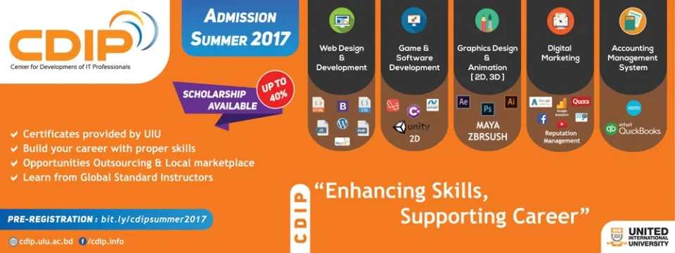 Admission Open Summer 2017