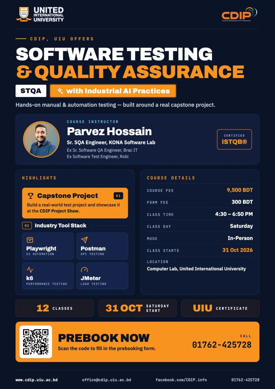Software Testing & Quality Assurance (Manual & Automation) course banner