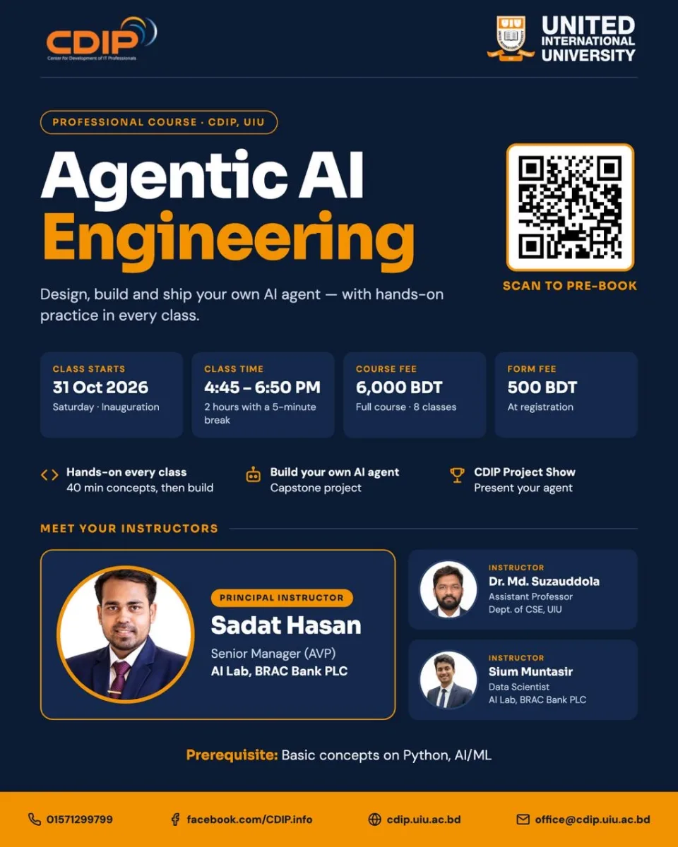 Agentic AI Engineering  course banner